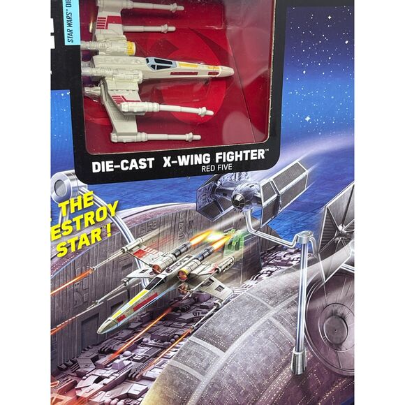 Hot Wheels Star Wars Death Trench Run Playset X-Wing Fighter Five #41258 SEALED - Picture 3 of 8